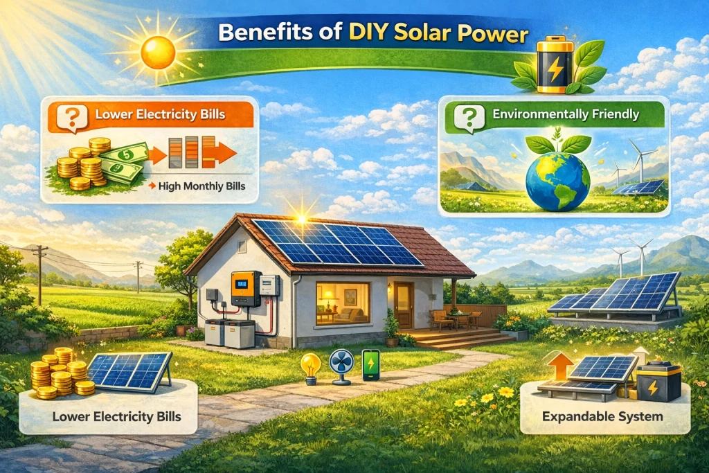 Benefits of DIY Solar Power