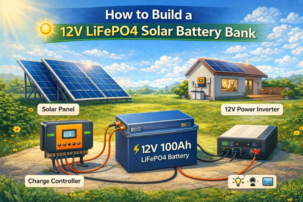 How to Build a 12V LiFePO4 Solar Battery Bank